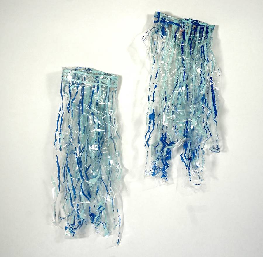 The Woman on the Beach, Rain Hands 2019 <br>vinyl, acrylic